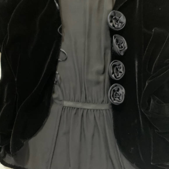 Velvet Jacket with Sleeve detail - Picture 3 of 5